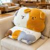 Plush Cat Pillow With Super Soft Short Plush For Lounge Couch Decor