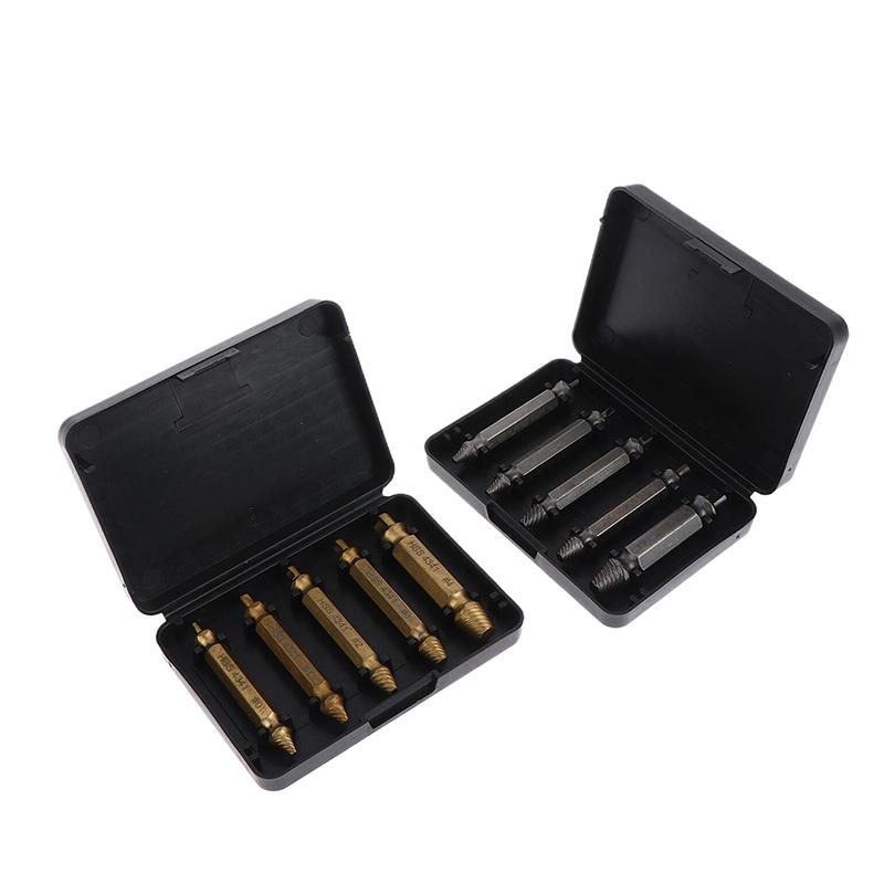 4/5 Stück Mehrzahn-Extraktorbohrer Gebrochener Beschädigter Schraubenextraktor Bohrer Speed Out Bolzenextraktor Bolzenbolzenentferner Werkzeuge