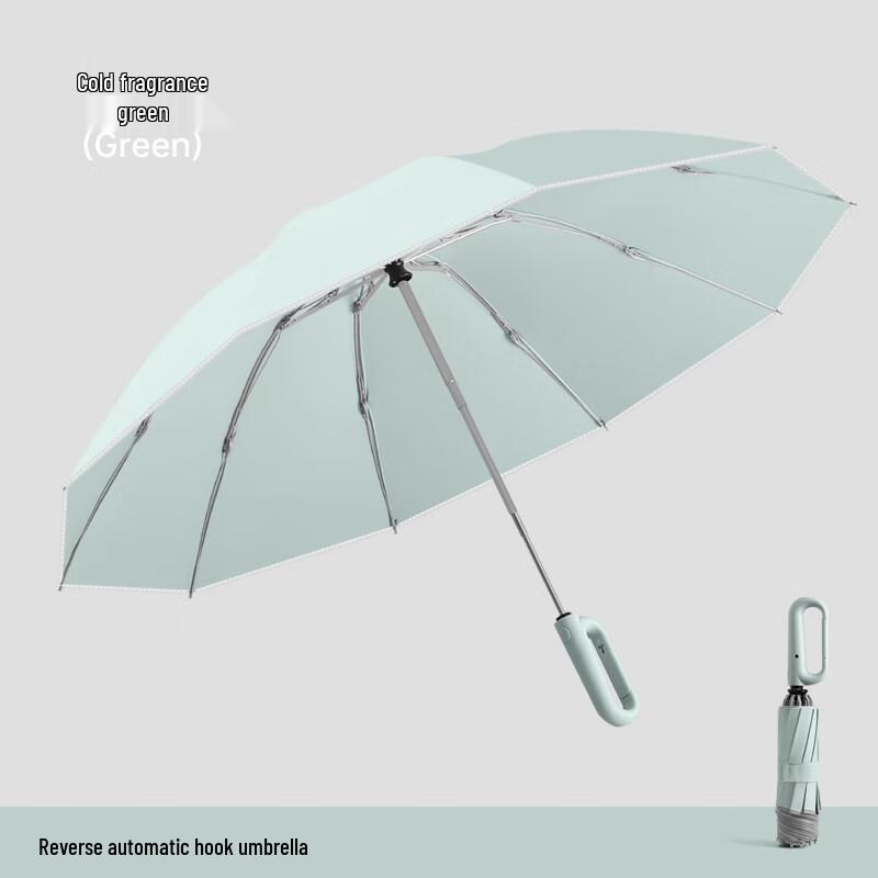 MAYDU Automatic 10-Rib Reverse Folding Umbrella