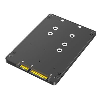 Caja Doble M.2 Clave B+M a SSDs de 2.5 pulgadas Caja para Disco Duro Adaptador M.2 SSD para SSDs 2230 2242 2260 2280