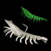 1/3/6Pcs Fishing Lures Shrimps Baits with Hook Realistic Looking Vibrant Color Freshwater Saltwater Shrimp Swimbaits Soft Lures