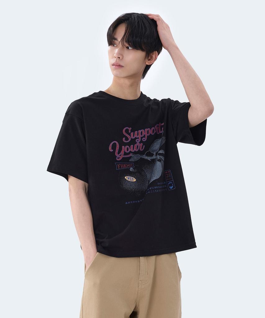 GHOST REPUBLIC Supportu Graphic Short Sleeve T-Shirt 2 Colors Gt-390