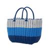 Woven Handheld Vegetable Basket High-End Bath Basket Fashion Plastic Woven Basket  Vegetable Market