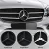For Mercedes Benz W205 A B C W212 W20E CLA CLS Car Grill Emblem Star Badge Car Front Grill Logo Car Ornaments JY1