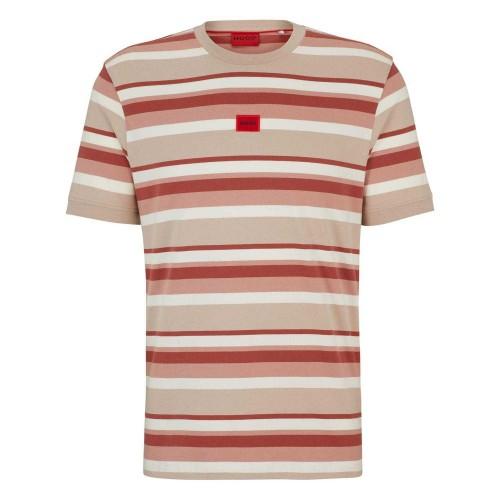 Hugo Mens Diragolino Striped T-Shirt