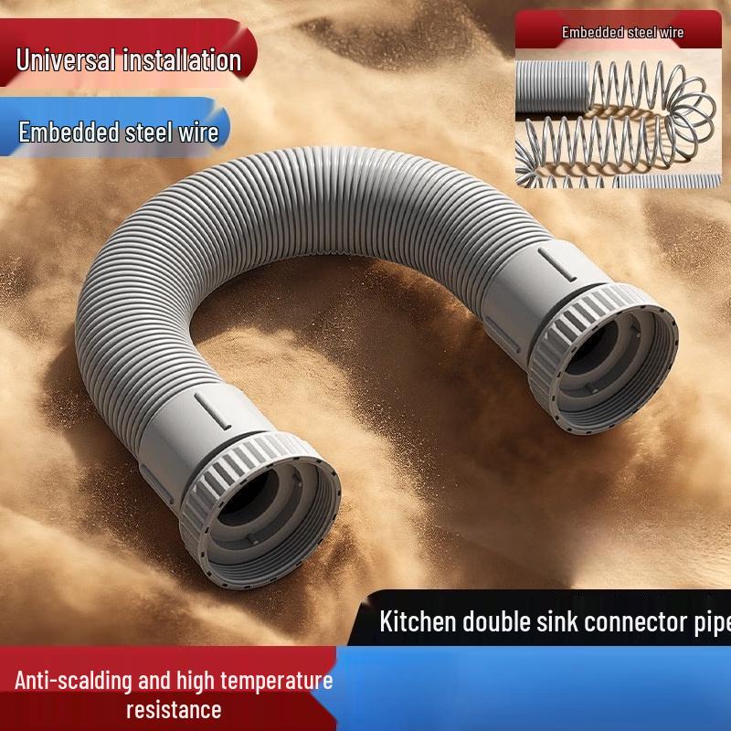 Universal Double Thread Drain Pipe & Connector