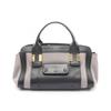 Used ALICE Alice Handbag Leather Gray Black Used Women