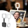 Wiederaufladbares LED-Fülllicht Magnetische Befestigung Für Handy-Content-Ersteller Make-up Einstellbare Temperatur Faltbar