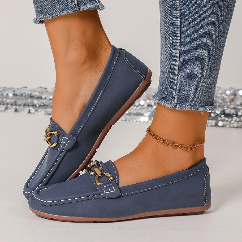 Fashion Women Flats Casual Slip on Mary Jane Shoes Spring Autumn New Sneakers Round Toe Solid Soft Sole Flat Loafers Zapatos De Mujer