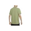Nike Sportswear Embroidered Logo Solid Color Polo Shirt Men Tops Green CJ4457-334