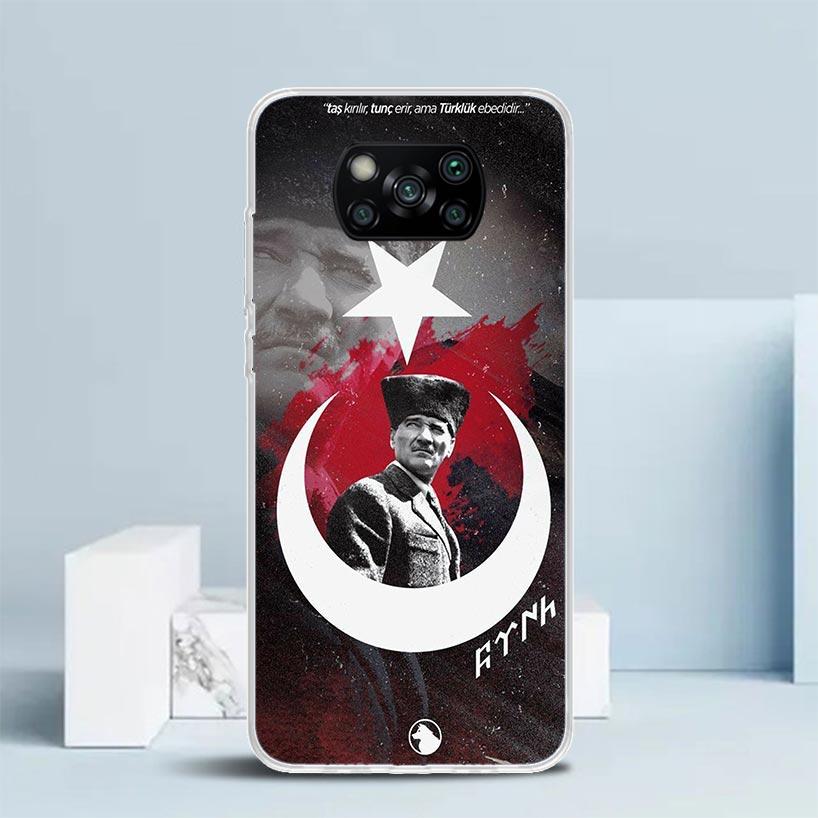 Turkey Turkish Flag Phone Case For Xiaomi Poco F7 Ultra X5 X6 X7 Pro M7 Redmi 15C 15 13C 13 12C 12 10C 10 10A 9 9C 9A 9T Cover P