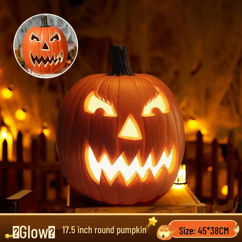 Large Luminous Pumpkin Lantern for Halloween Outdoor Theme Decorations
