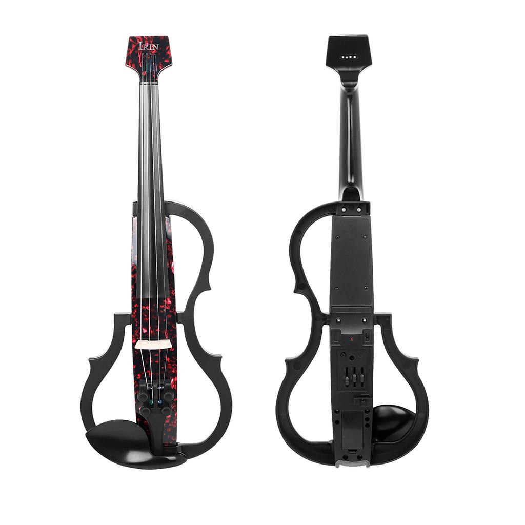 IRIN 4/4 Electric Smart Violin Fiddle Carbon Fiber Pro Electric Silent Violin With Shoulder Rests Headphones Audio Cable
