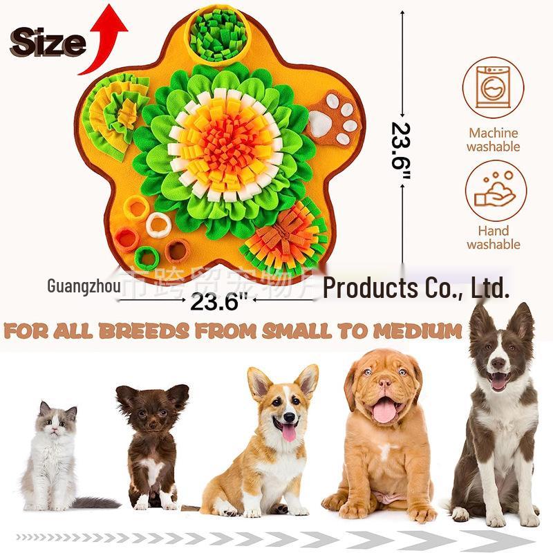 Duża mata do węszenia dla zwierząt: Zabawka DIY i Podkładka dla Kotów i Psów - Koc na Jedzenie i Posiłki