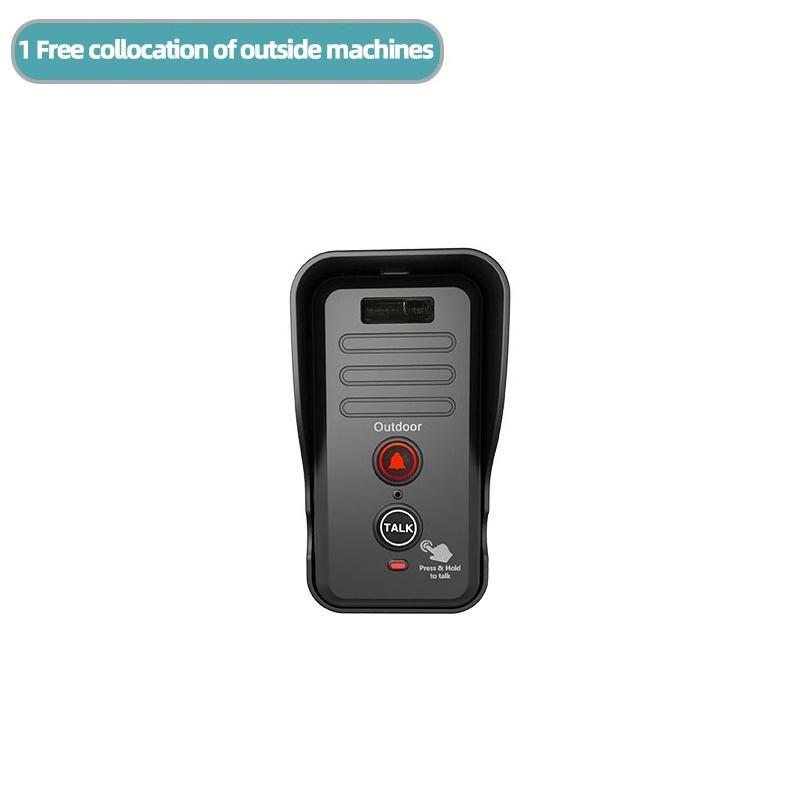 1-2 Mile Range 3 Volume Levels Wireless Doorbells Waterproof Electronic Intercom System Rechargeable Voice Intercom Doorbell