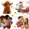 6 Pieces Mini Stuffed Forest Animals Plush Toys 4 Inch Cute Elephant Lion Giraffe Best Gift for Thanksgiving Christmas New Year