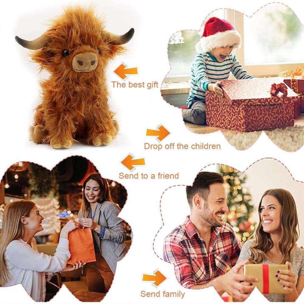 6 Pieces Mini Stuffed Forest Animals Plush Toys 4 Inch Cute Elephant Lion Giraffe Best Gift for Thanksgiving Christmas New Year