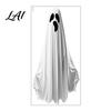 PVC Glass Clings for Bedroom Halloween Ghost Window Stickers Removable Wall Decals Peel And Decorative Stickers Clean Surfaces Stick Self-Adhesive