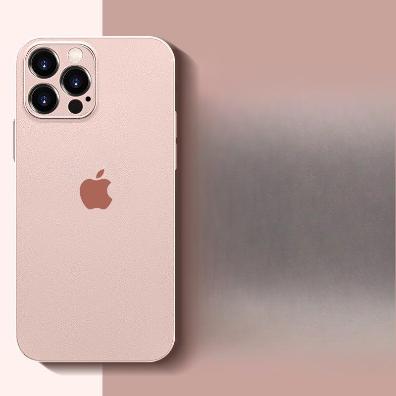 

Подходит для iPhone16, чехол для мобильного телефона, ультратонкий матовый металлический чехол для iPhone15, силиконовый чехол для Apple 14pro с полной защитой объектива iPhone16ProMax
