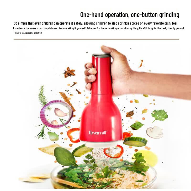Qiwei FinaMill Battery-Powered Electric Spice Grinder