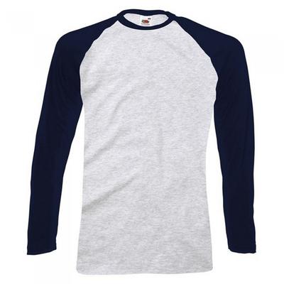 Mens Long-Sleeved Baseball T-Shirt