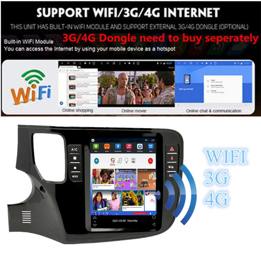 9.7'' 2+32GB Stereo Radio GPS WiFi FM DAB For 2013-2020 Mitsubishi Outlander LHD