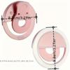 1pc Battery Phone Accessories Portable LED Ring Mini Fill Light Selfie Flash Phone Ring Light Live Video Beauty