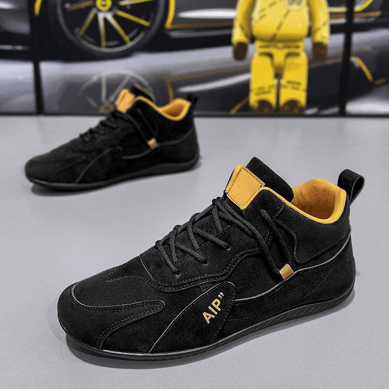 

High-top men s shoes work shoes autumn new non-slip and wear-resistant sports and leisure canvas shoes increase height spring and autumn models 44