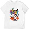 Jackson 5 70s Cartoon Retro Vintage Shirt Gift Men's T Shirt T-Shirt White