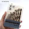 SMVP 10-Piece Cobalt Twist Drill Bit Set