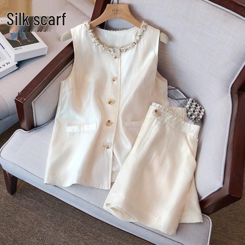 

Women s Xiaoxiangfeng Style Vest and Shorts Set L