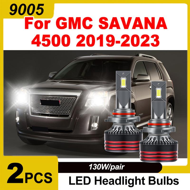

2PCS 30000LM Auto Headlamps LED Car Headlights 150W 6000K White 3570 CSP Chips 12V For GMC SAVANA 4500 9005/HB3