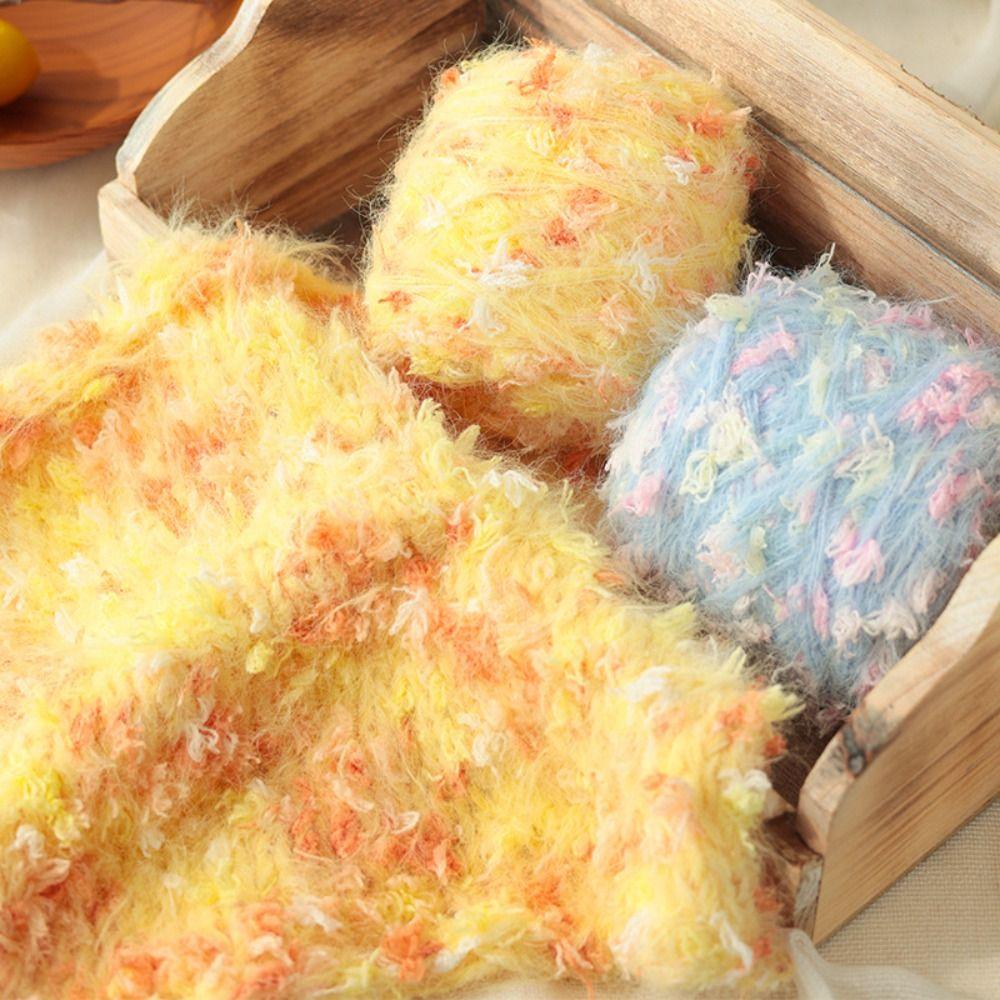 100g Bubble Yarn Soft Fluffy Texture Hand Woven Yarn New Mohair Yarn For Knitting DIY