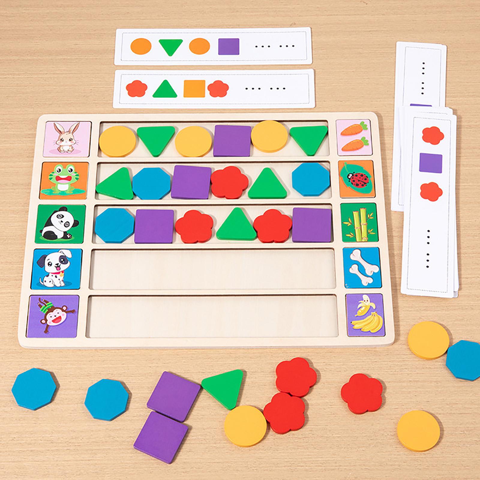 

Pave The Path, Find The Pattern, Sort The Educational Materials, And Put In Homemade Handmade Teaching Toys One Size