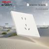 DELIXI Ultra-Thin Type 86 Matte Wall Switch Socket Panel