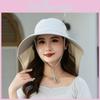 Summer Sun Protection Fisherman Hat With Wide Brim For Women Outdoor Activities