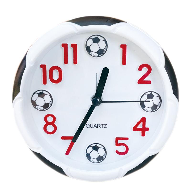 

Creative Football Pattern Alarm Desk Stand Clock for Home Room Kitchen Office AVE белый