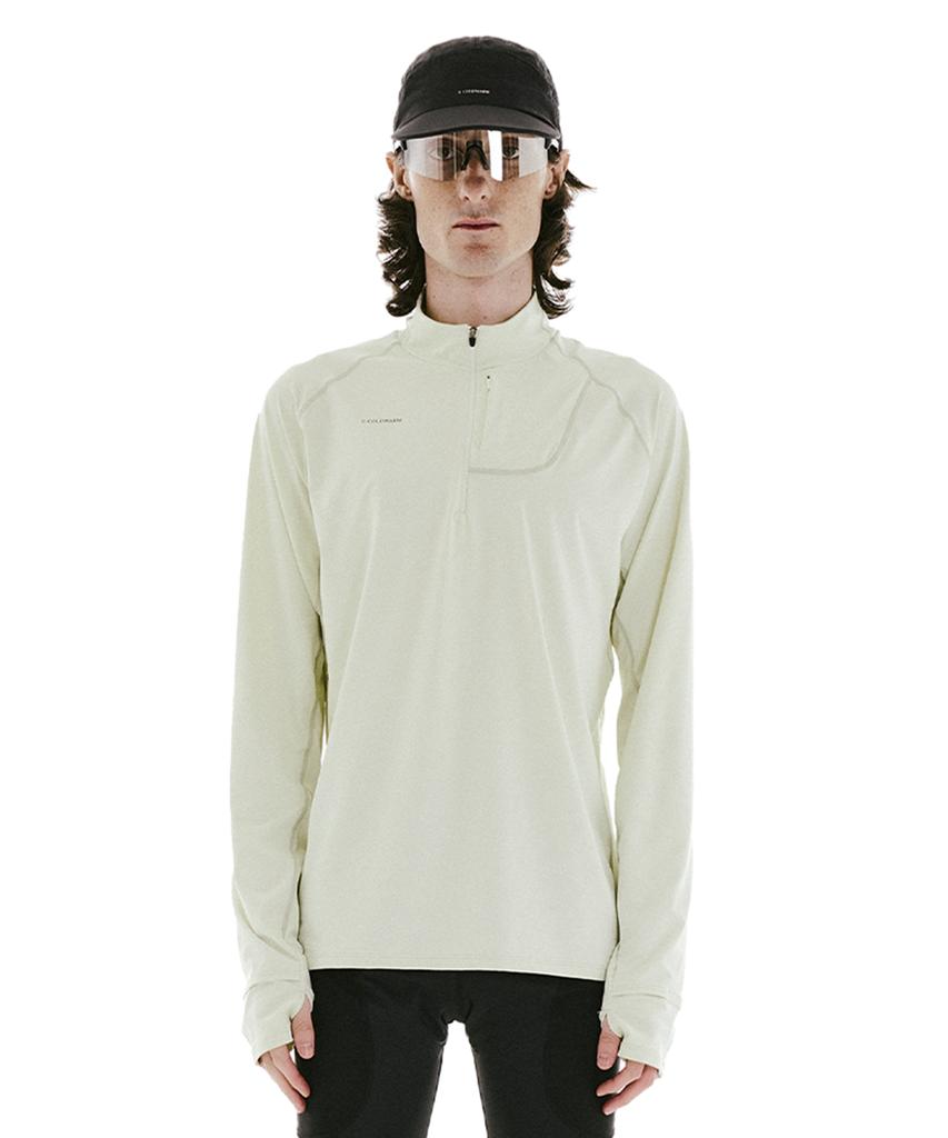 Koldeuwom Tempo Grid Half Zip (Lime Cream)