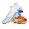 Game bottom training outdoor sports electric new high-top indoor shoes spike football shoes gold-plated
