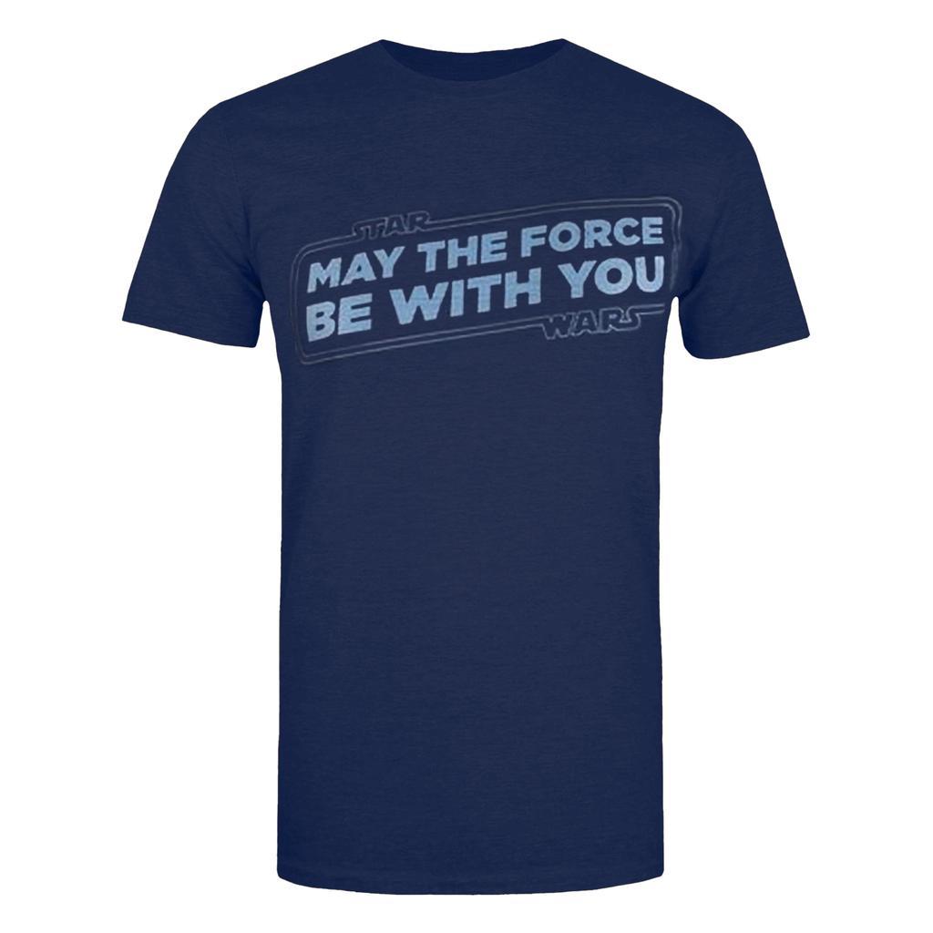Star Wars Mens May The Force Be With You T-Shirt