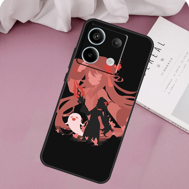 

Genshin Impact Hu Tao HuTao Case For Redmi Note 13 Pro 9 10 11 12 Pro Plus 9S 10S 11S 12S Cover For Redmi 12C 10C 13C Redmi Note 13 4G
