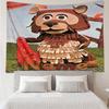 Custom Name de fabeltjeskrant Print Tapestry, Backdrop, Easy Setup, Ideal for Bedroom, Office & Living Room, with Aesthetic Wall Hanging Decor.