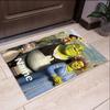 Benutzerdefinierter Name Shrek Bedruckter Teppich, Teppich für Bürostuhl Wohnzimmer Schlafzimmer Küche Raumdekoration Geschenke.