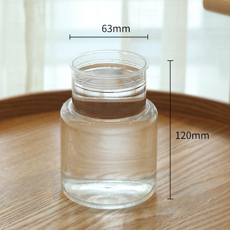 Hyazinthenvase Transparent Blumenpflanzenflasche Topf DIY Ornamente Haus Wohnzimmer Gartendekoration Schreibtischdekorationen Blumenvase