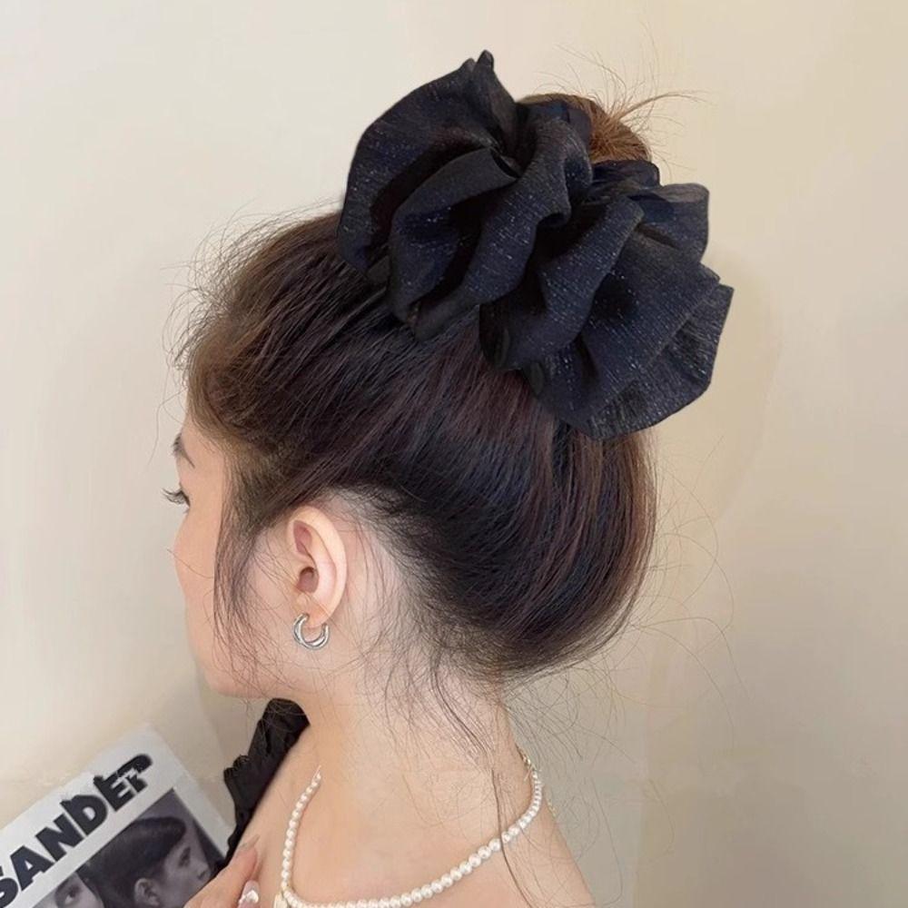 Elegante Haarspangen Luxus Pferdeschwanzhalter Trendige Duttfrisur Haarspange Frauen Mädchen Haarschmuck