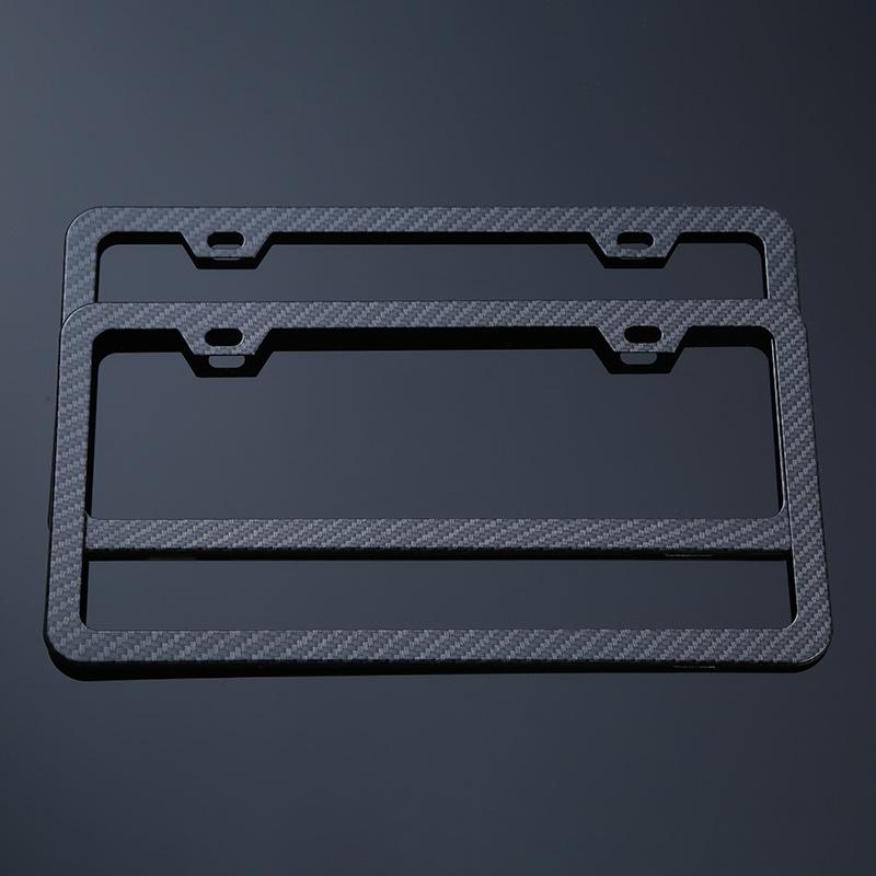 2PCS Motorcycle License Plate Frame Aluminum Alloy Plate Frame Personalized Modification of Bicycle License Plate Frame