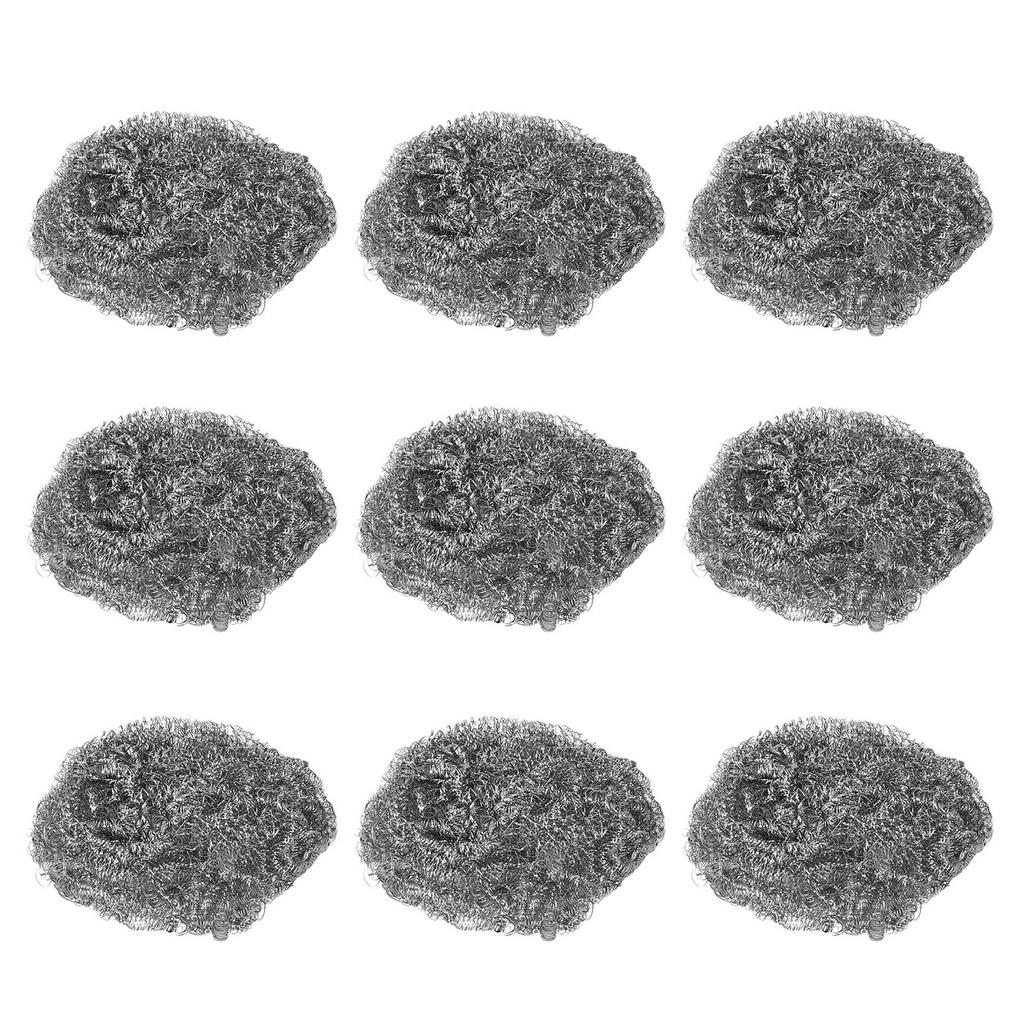 30PCS Stainless Steel Scrubbers Cleaning Ball Scouring Pads Ball for Pot Pan Cookware Cleaner