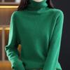 Autumn and Winter New Style Women's High Neck Sweater Casual Warm Loose-Fitting Top
