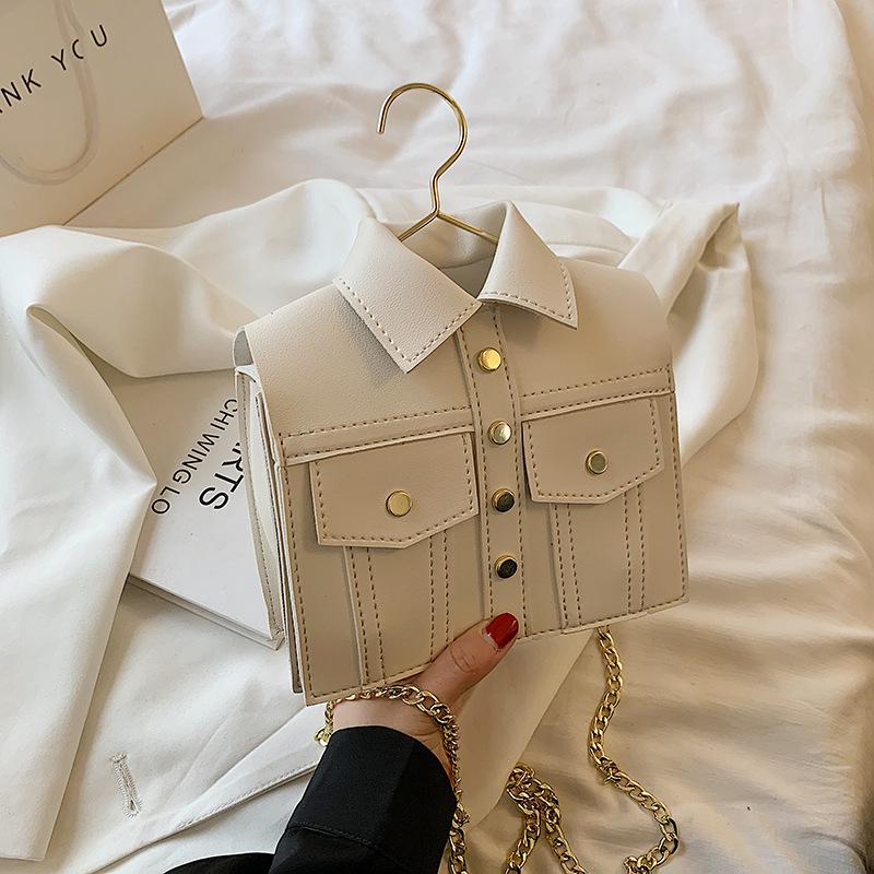 Personalized Hip-hop Style Clothes Hook Small Square Bag 2025 New Fashion Trend Single Shoulder Messenger Women's Bag