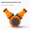 Adjustable Locking Garden Hose Connector Rotatable Design High Flows Rate Fitting Suitable For Efficient Water Transfer